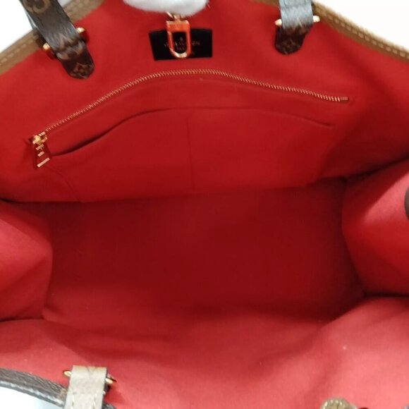 100% Authentic Louis Vuitton  On the Go GM Brown Monogram Giant Tote Bag - Picture 11 of 16